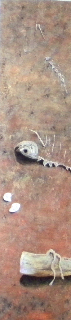 painting of dry lake bed