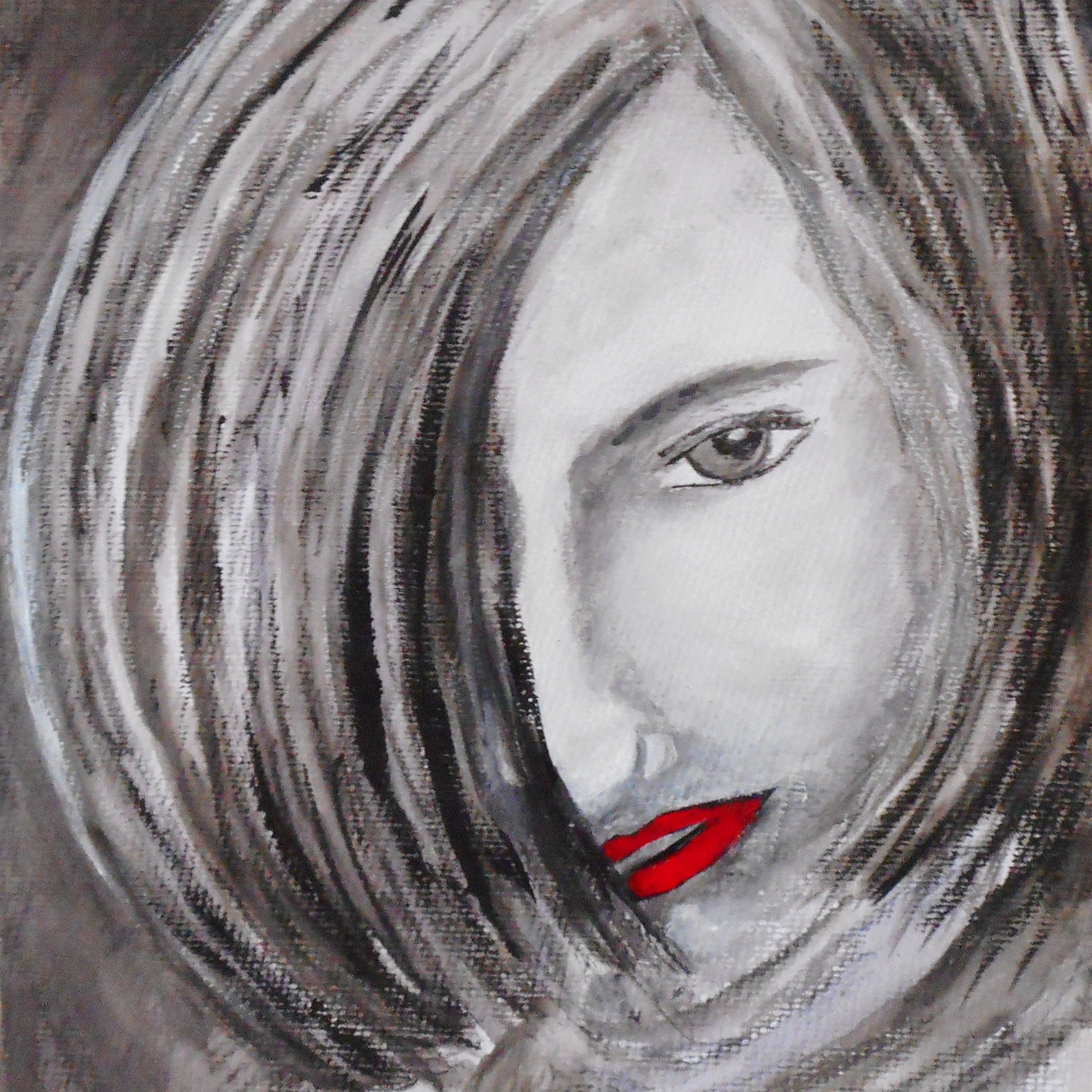 Painting of myself at 18